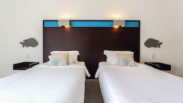 Chambre avec lits jumeaux, vue jardin
