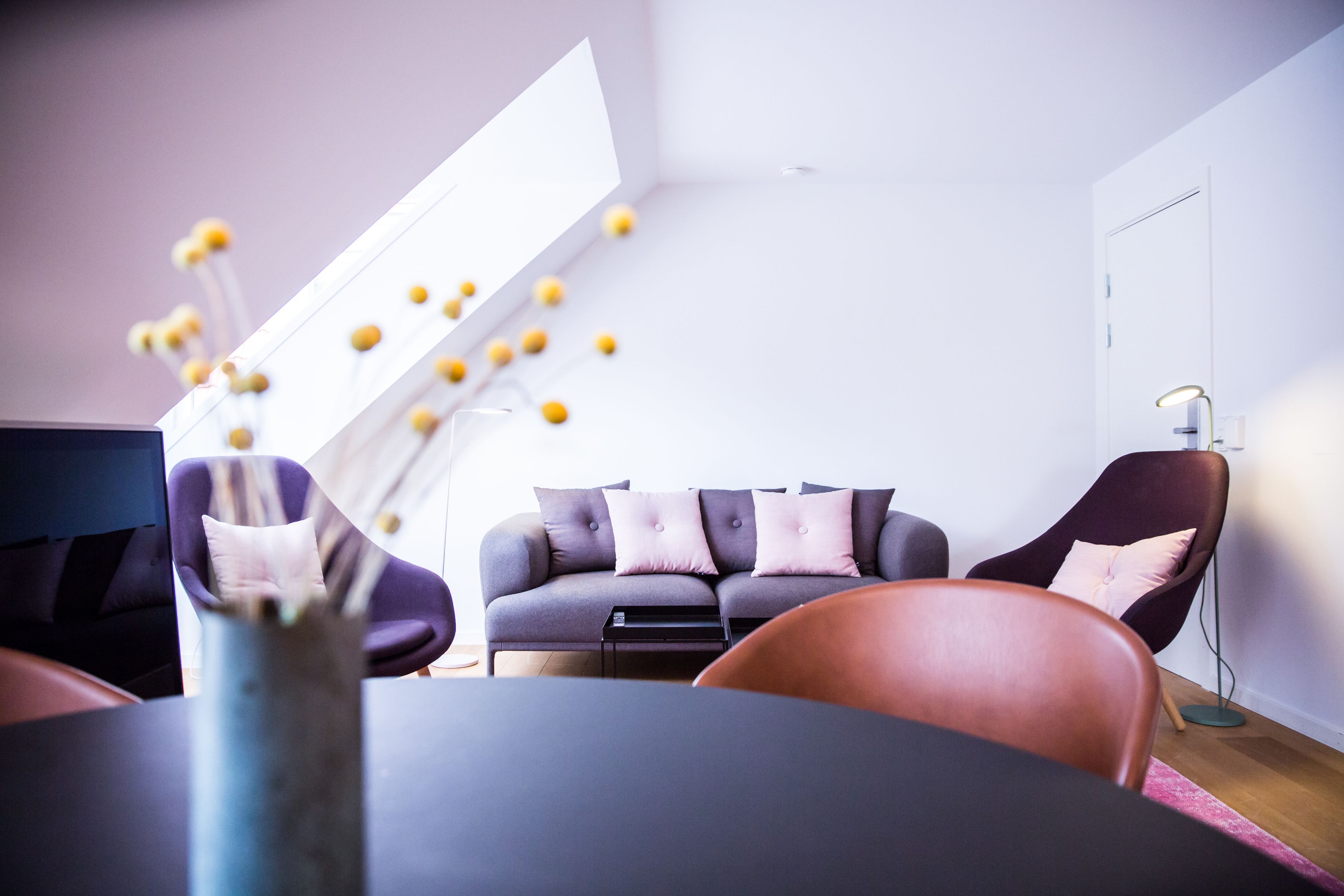 loft suite (spa-access not included) | living area | flat-screen tv