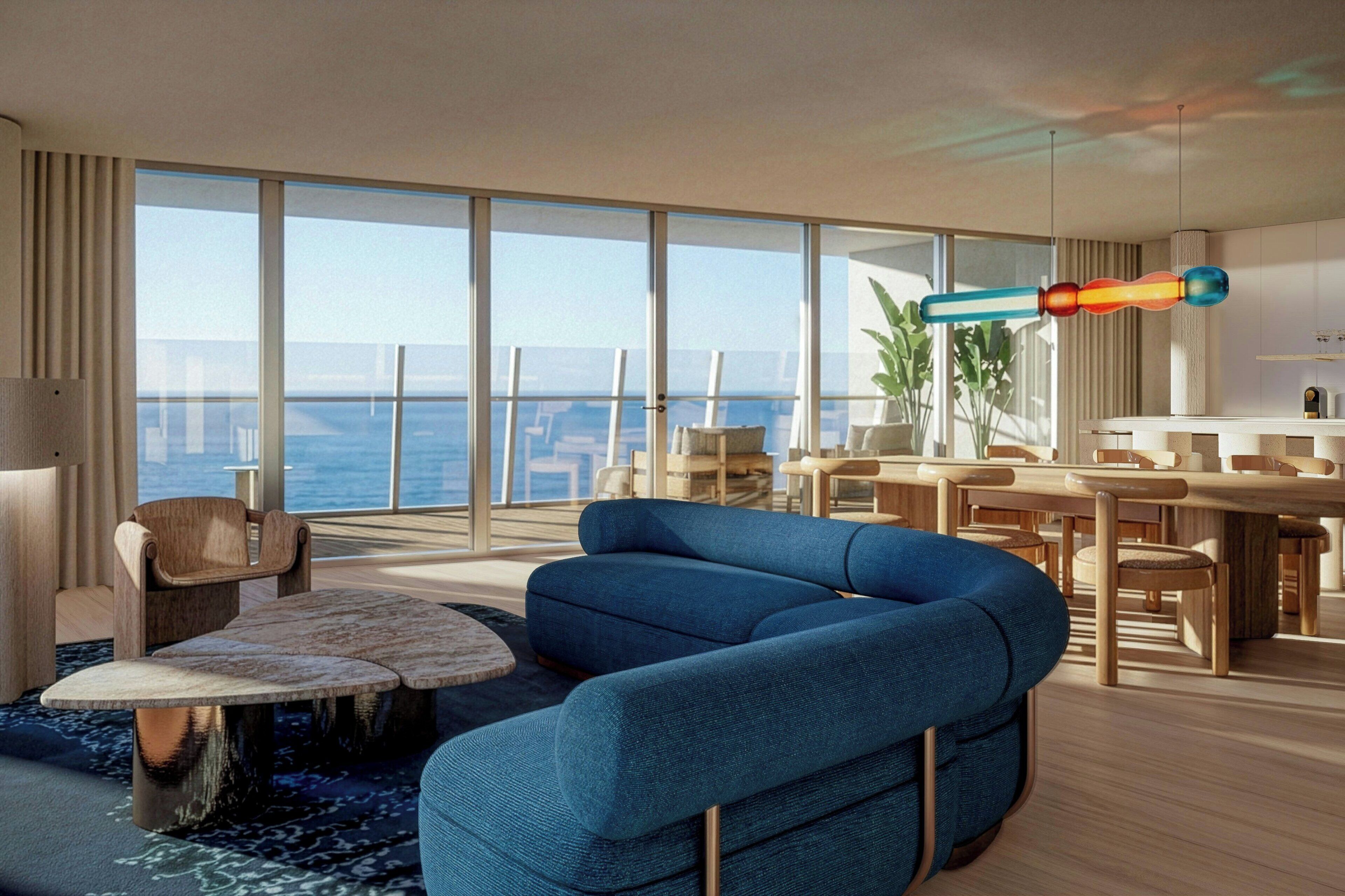 Loft Suite, 2 Bedrooms | リビングルーム | 薄型テレビ、iPod ドック