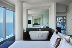 Suite, 1 King Bed, Terrace | Premium bedding, down comforters, pillowtop beds, minibar - W Barcelona (Barcelona)