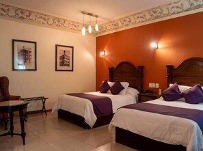 Junior Suite (Double) | Premium bedding, in-room safe, desk, free WiFi - Puebla de Antaño Hotel (Puebla)