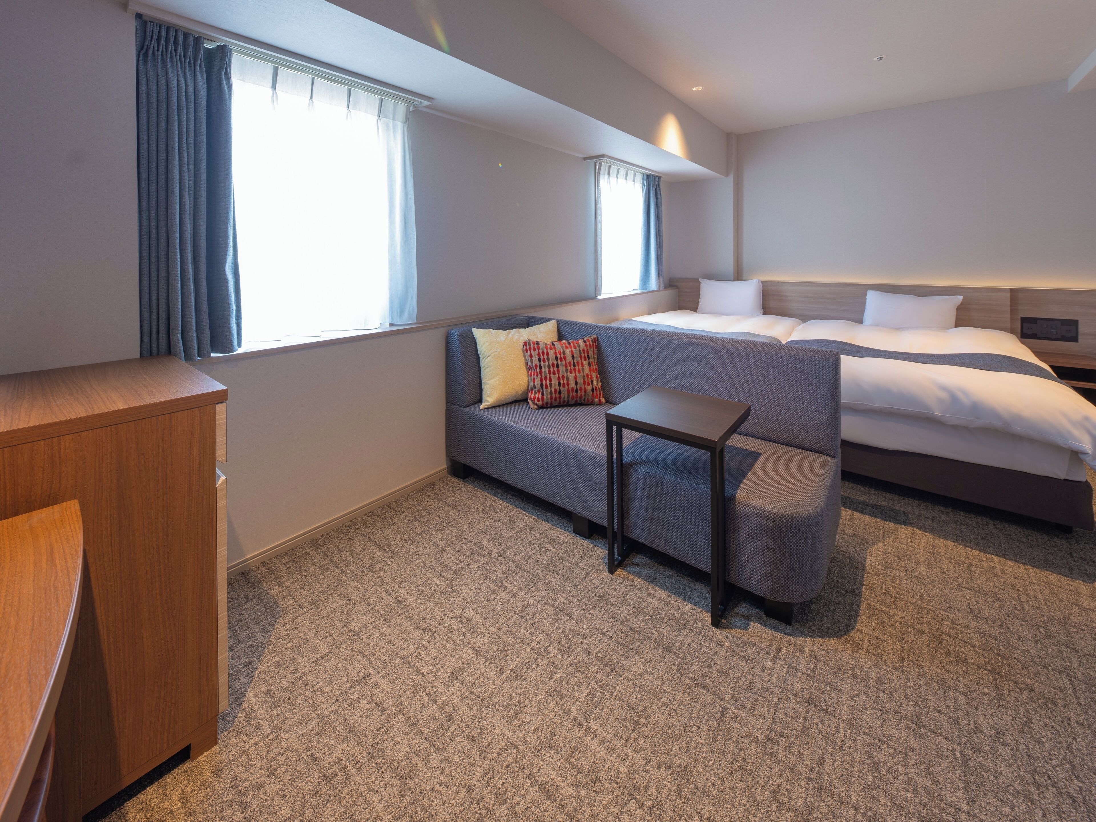 ห้องดีลักซ์ทริปเปิล | Wi-Fi ฟรี, ผ้าปูที่นอน