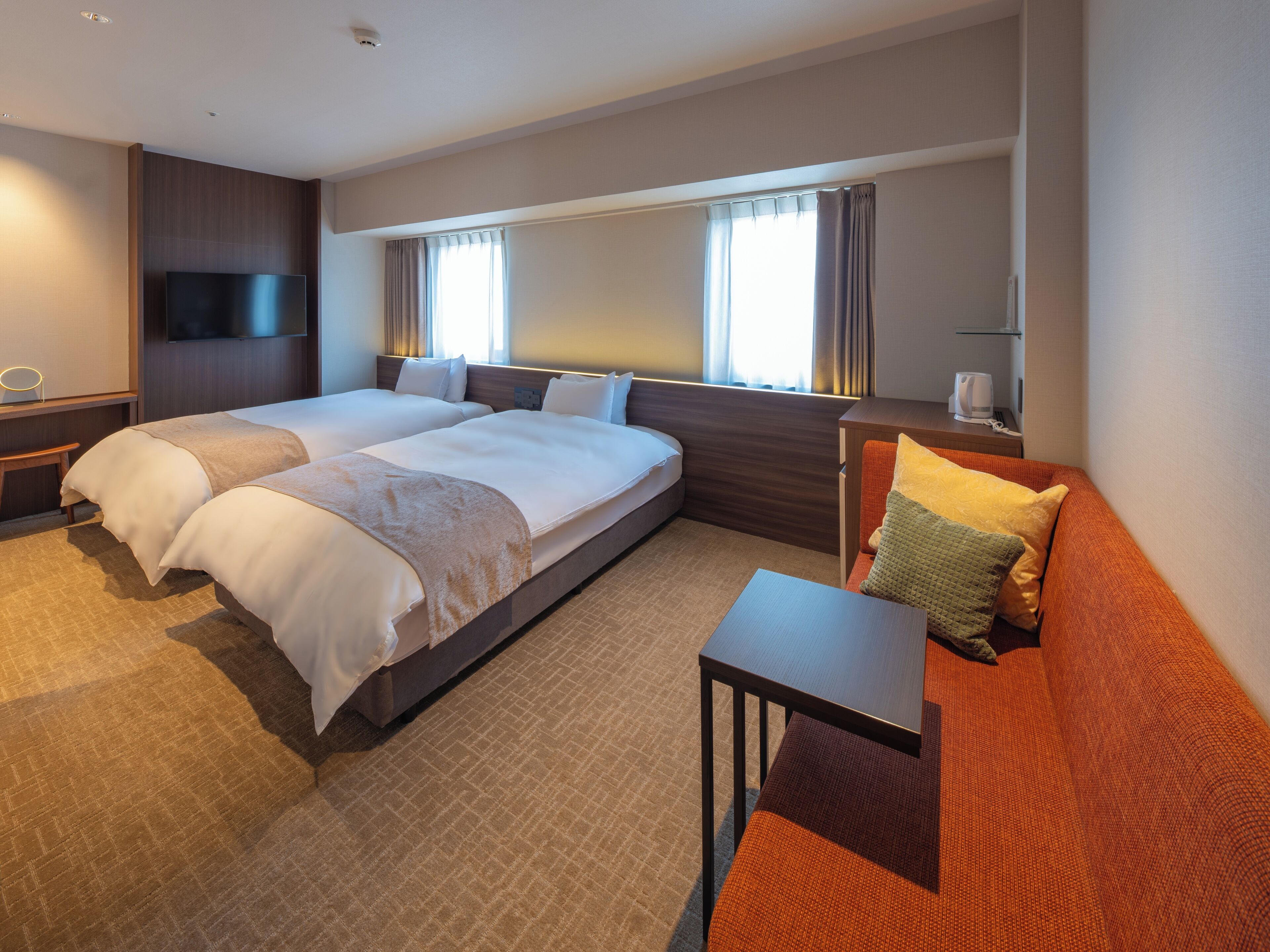 ห้องดีลักซ์ทวิน | Wi-Fi ฟรี, ผ้าปูที่นอน