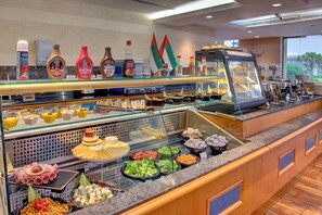 Morgenmadsbuffet hver dag mod et gebyr