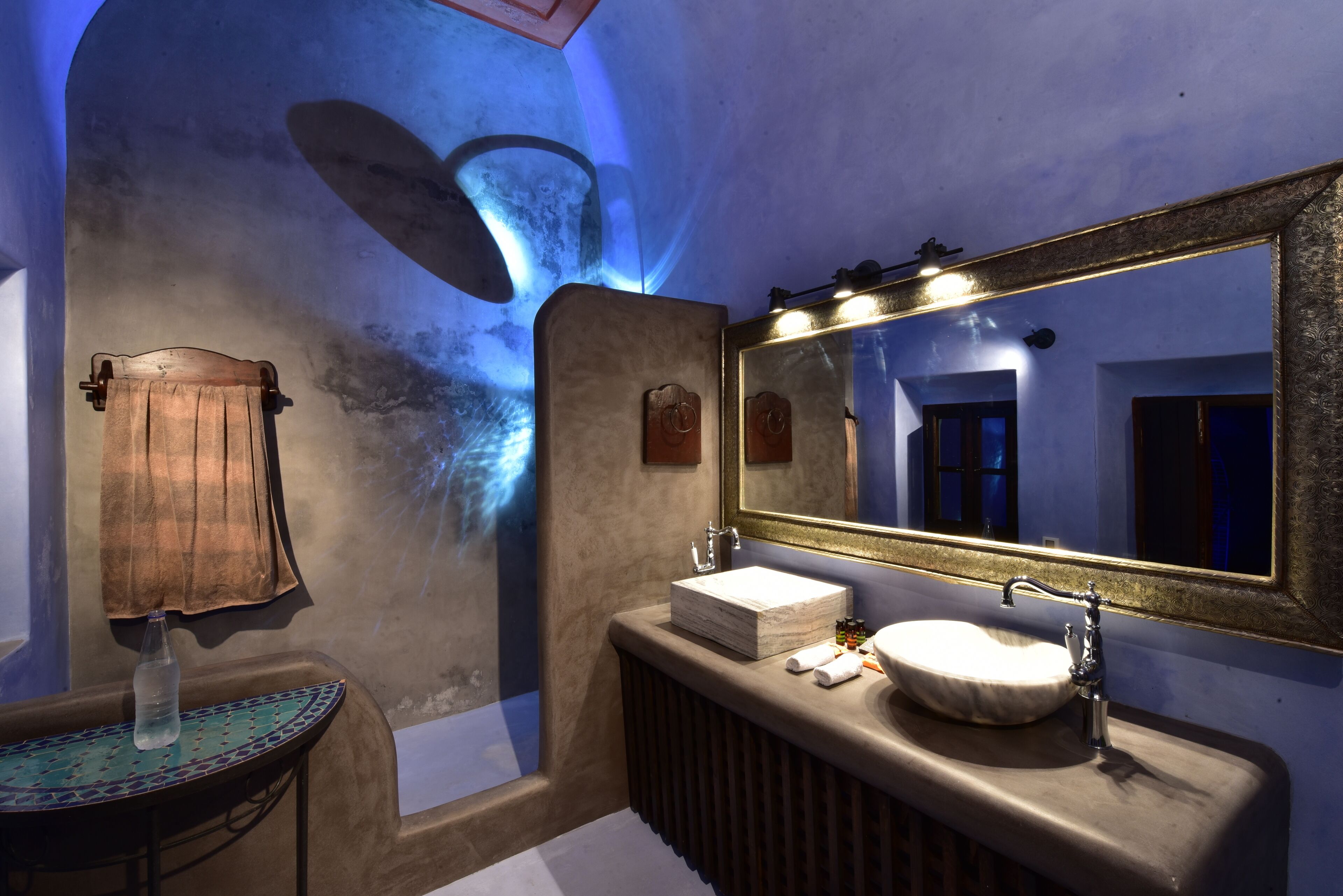 grand two villa complex with private pool | bathroom | shower, free toiletries, hair dryer, bathrobes