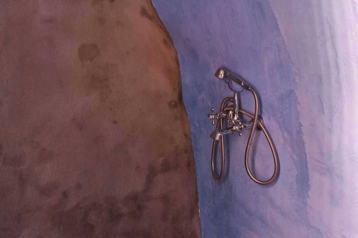 grand one bedroom villa with private pool | bathroom | shower, free toiletries, hair dryer, bathrobes