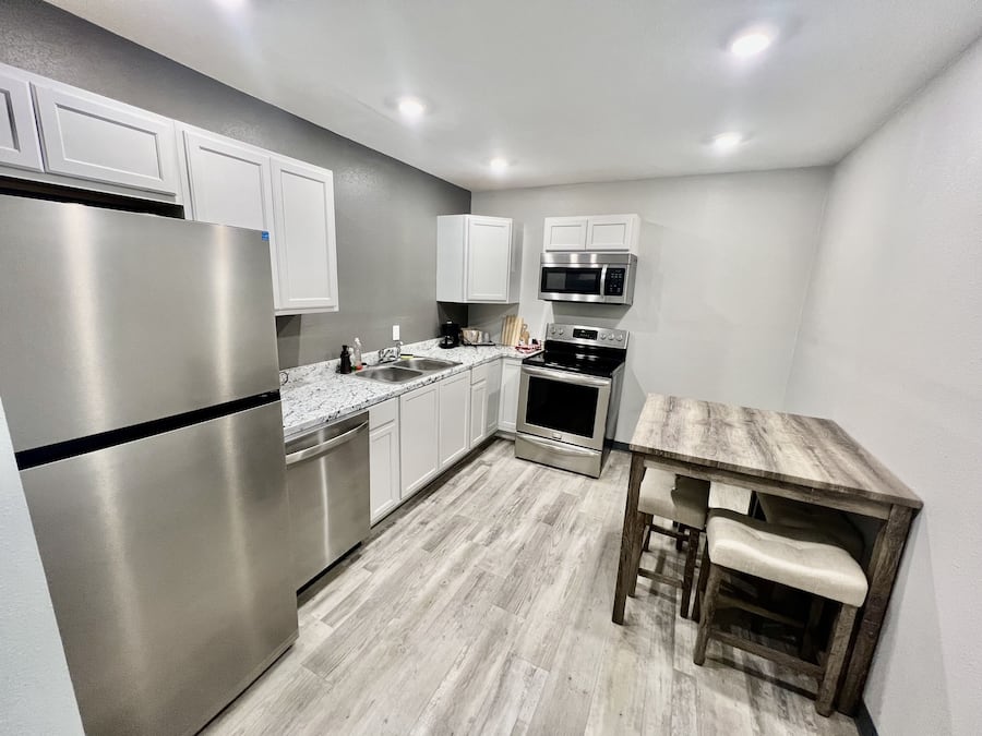 Luksussuite, 1 kingsize-seng | Eget kjøkken