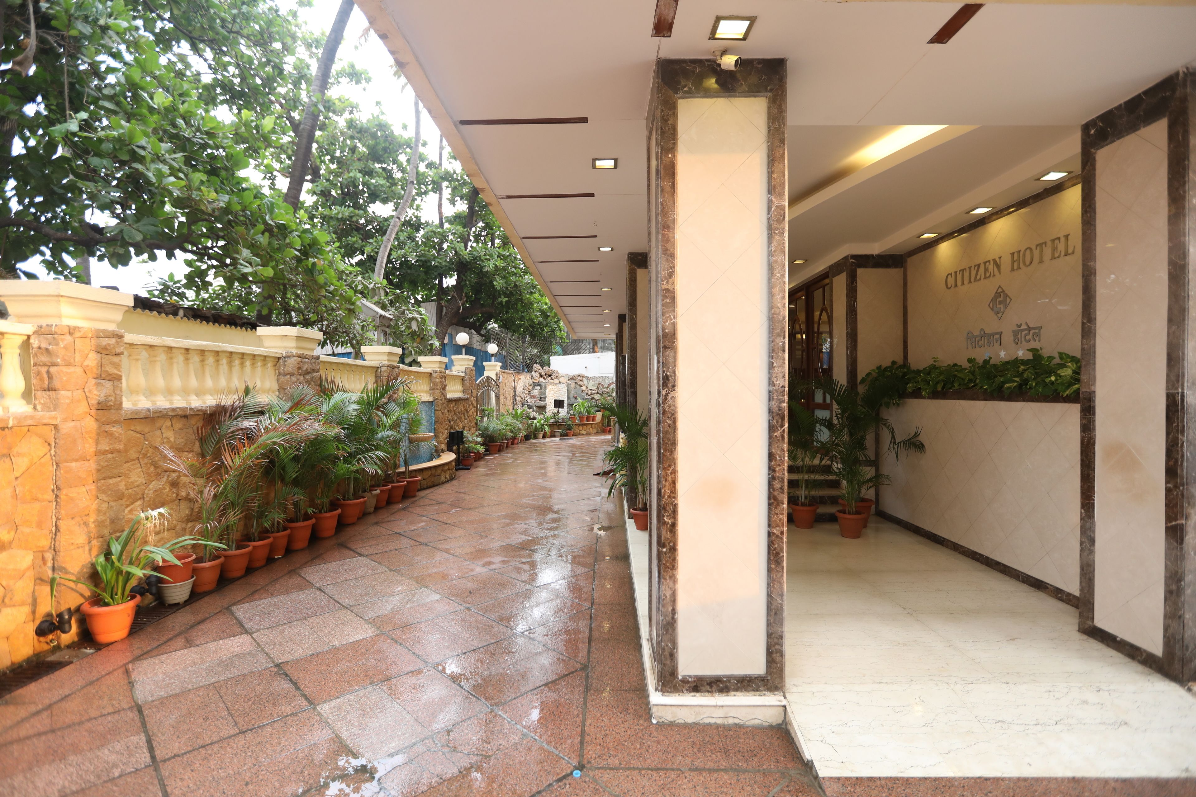 Entrée de l’hébergement