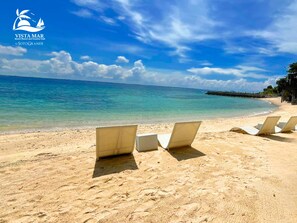 On the beach, beach volleyball