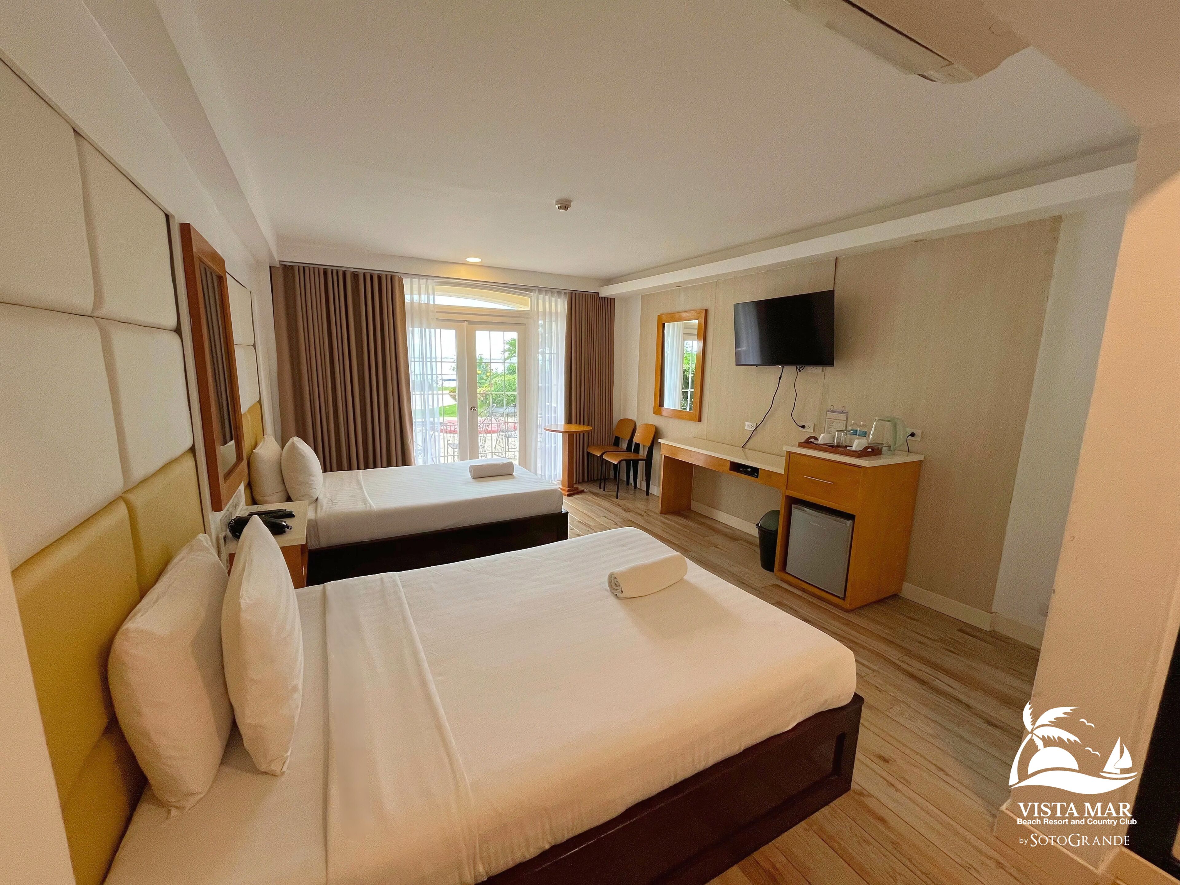 Kahden hengen premier-huone (kaksi sänkyä) | Tallelokero huoneessa, ilmainen Wi-Fi, vuodevaatteet