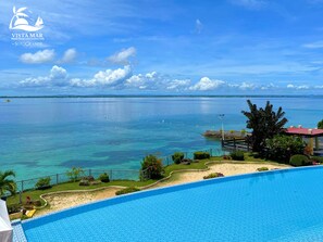 3 outdoor pools, open 8:00 AM to 8:00 PM, pool loungers - Vista Mar Beach Resort and Country Club (Lapu-Lapu)