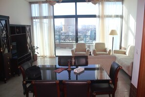 Apartment, 1 Bedroom (Royal) | Minibar, in-room safe, desk, soundproofing - Belle Vue Hotel (Amman)