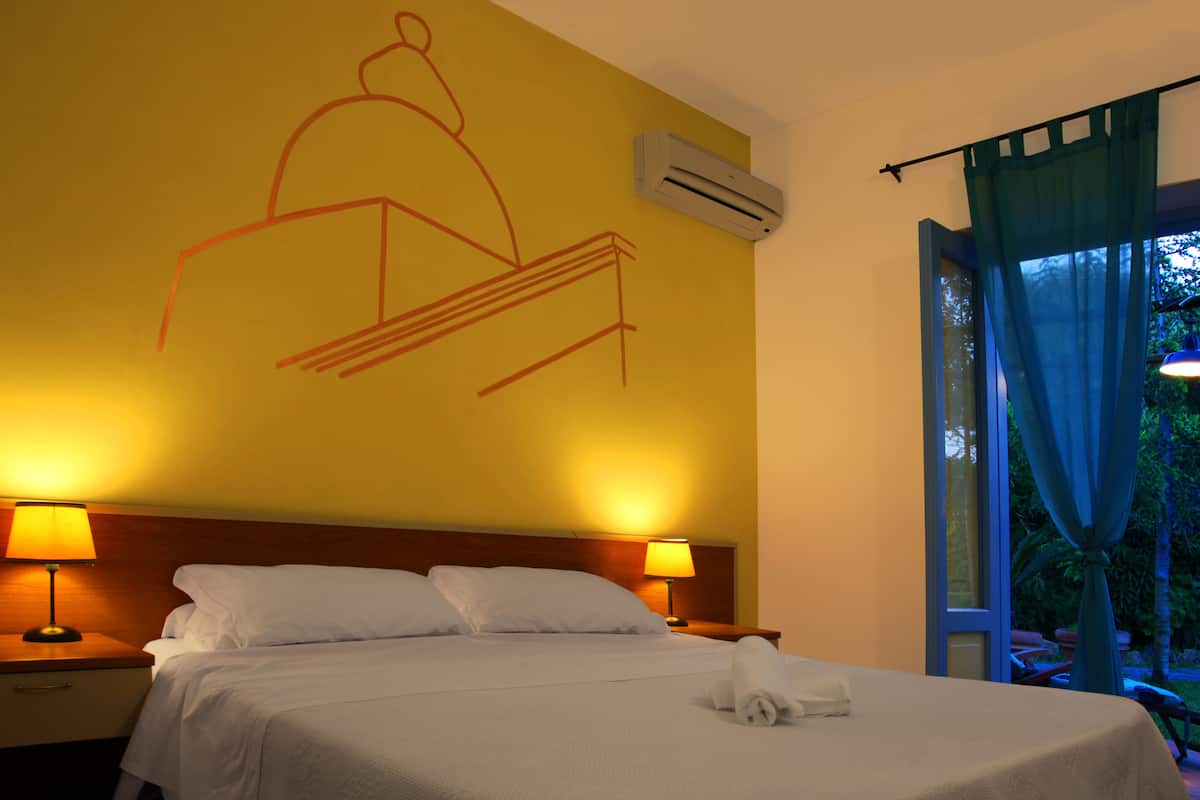 Premium bedding, blackout drapes, rollaway beds (surcharge), WiFi (free)