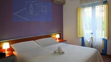 Hochwertige Bettwaren, individuell dekoriert, Verdunkelungsvorhänge