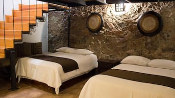 Egyptian cotton sheets, premium bedding, down comforters, minibar