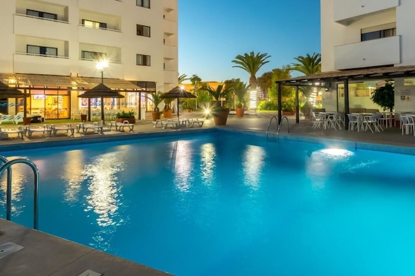 Indoor pool, 2 outdoor pools, sun loungers