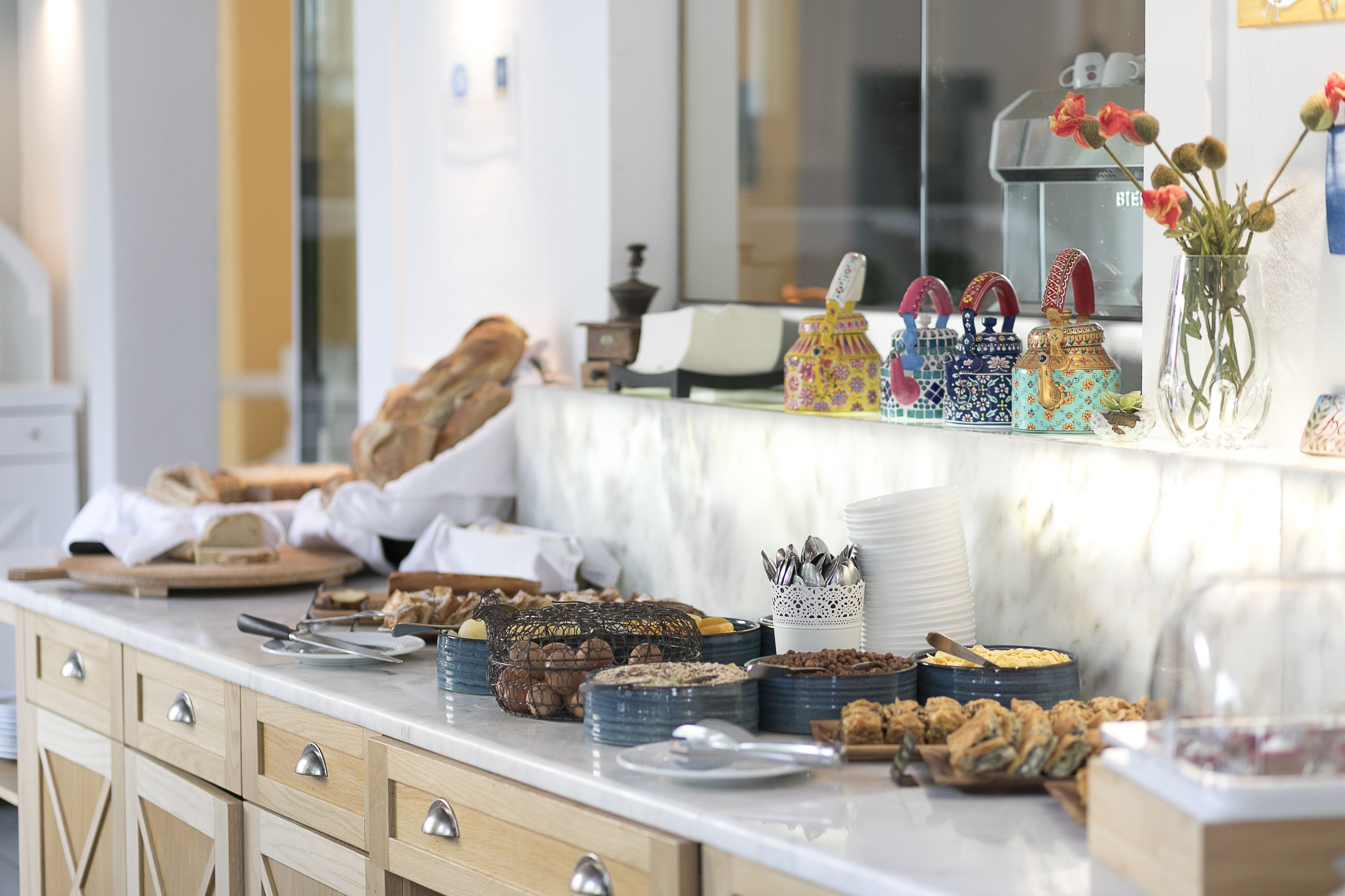 daily buffet breakfast (eur 15 per person)