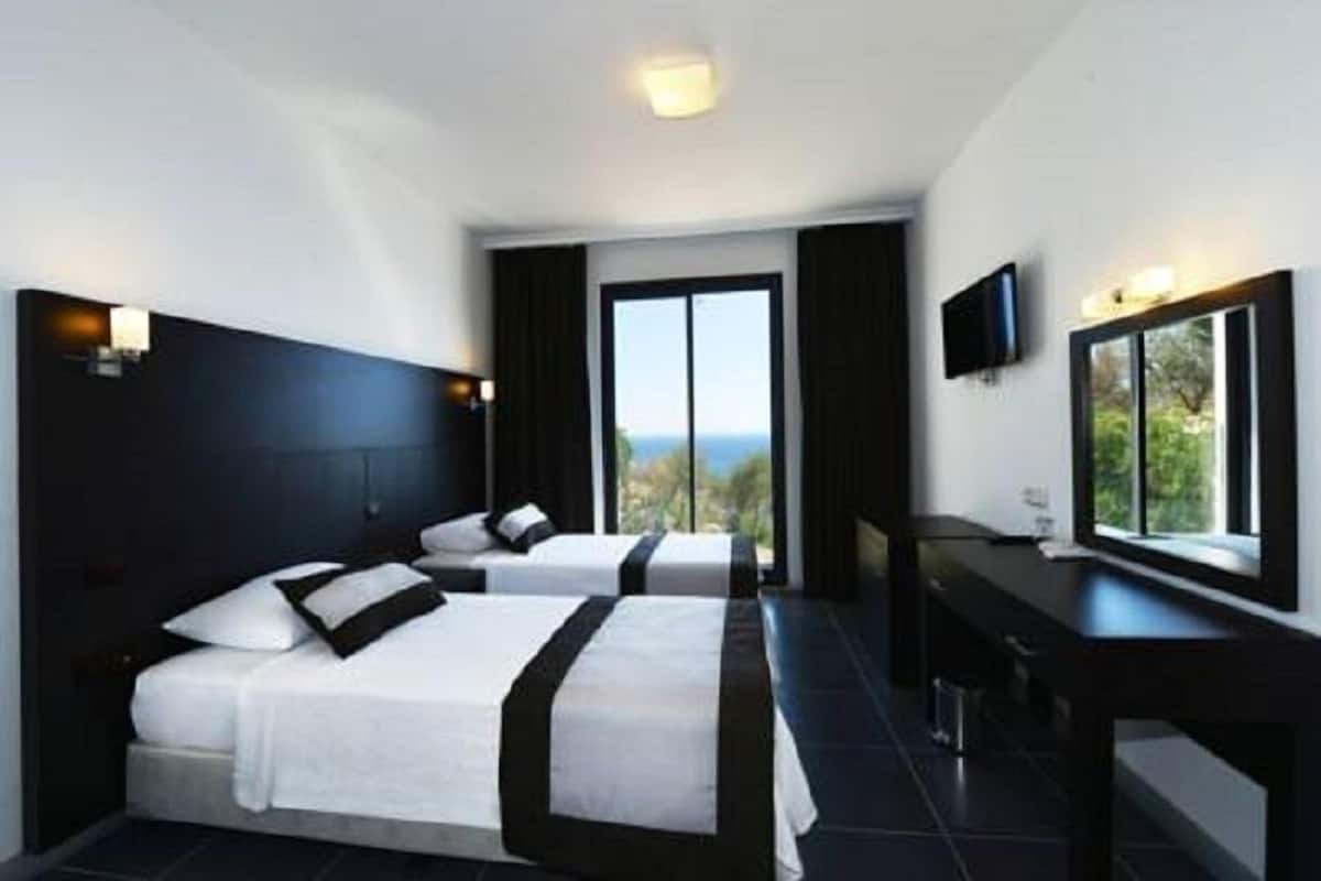 Minibar, desk, WiFi (free), bed sheets