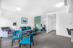 Apartment, 1 Bedroom | Minibar, in-room safe, desk, blackout drapes - Chifley Apartments Newcastle (Newcastle)