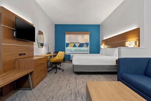 Suite, 1 King Bed with Sofa bed | Pillowtop beds, in-room safe, desk, iron/ironing board - Holiday Inn Express Hotel & Suites West Coxsackie by IHG (West Coxsackie)