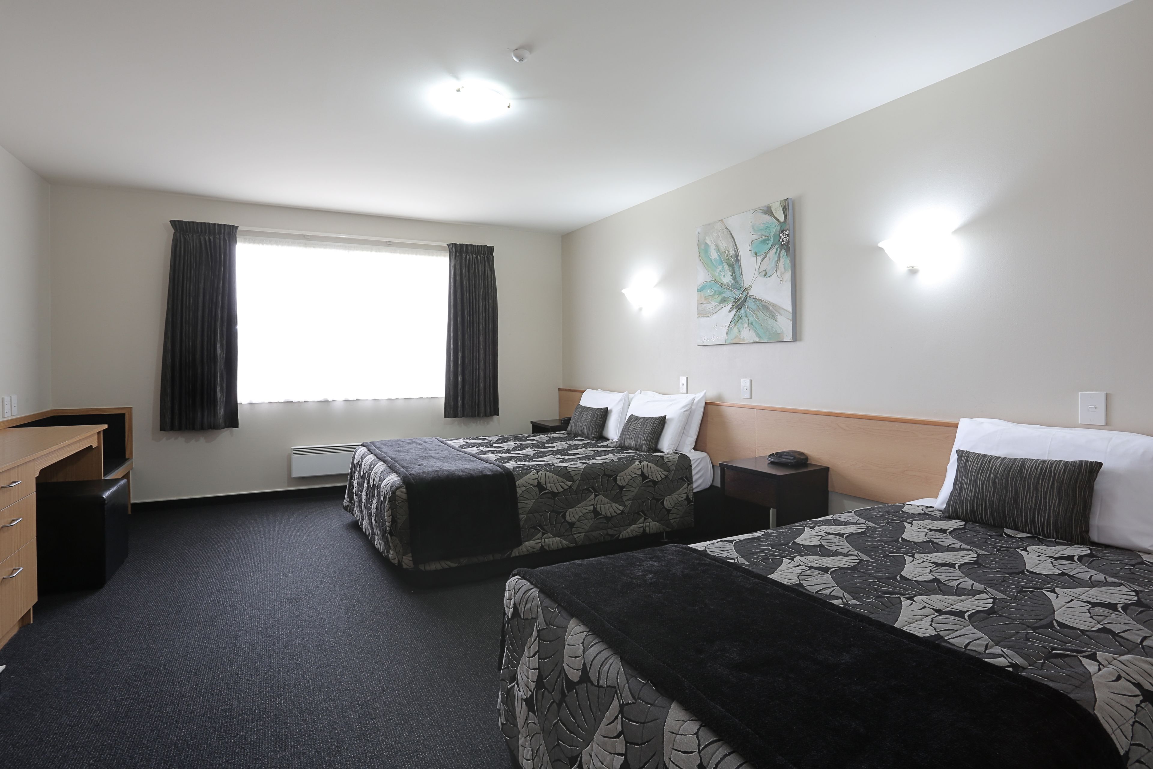 Pillow-top beds, in-room safe, desk, iron/ironing board