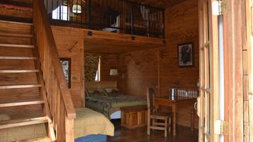 Blackout drapes, bed sheets