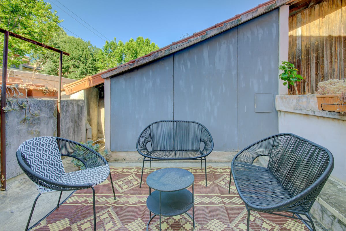 Kamar Keluarga, pemandangan kota | Teras/patio