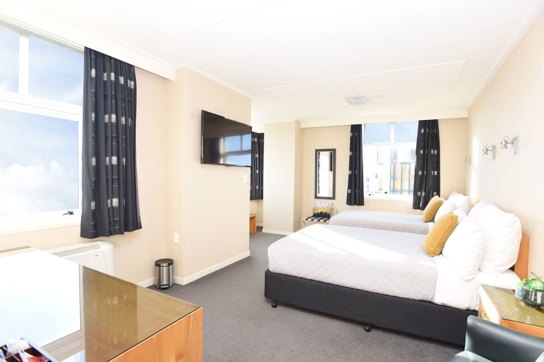 Desk, iron/ironing board, free cots/infant beds, free WiFi