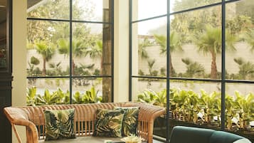 Zona de estar del vestíbulo