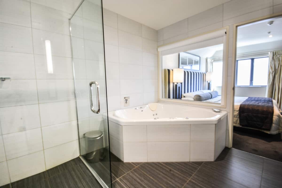 free toiletries, hair dryer, towels, soap