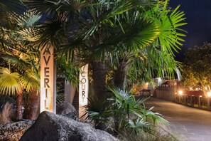 Front of property – evening/night