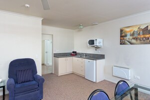 Three Bedroom Suite | Private kitchenette | Fridge, microwave, coffee/tea maker, electric kettle