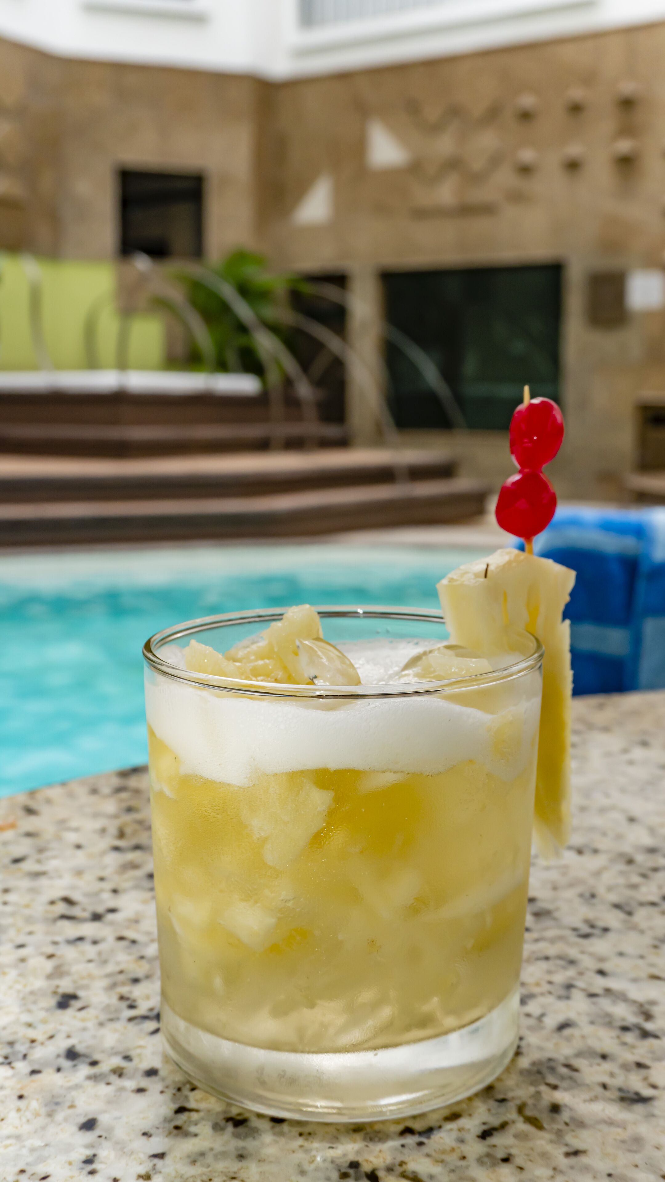 indoor pool, pool loungers