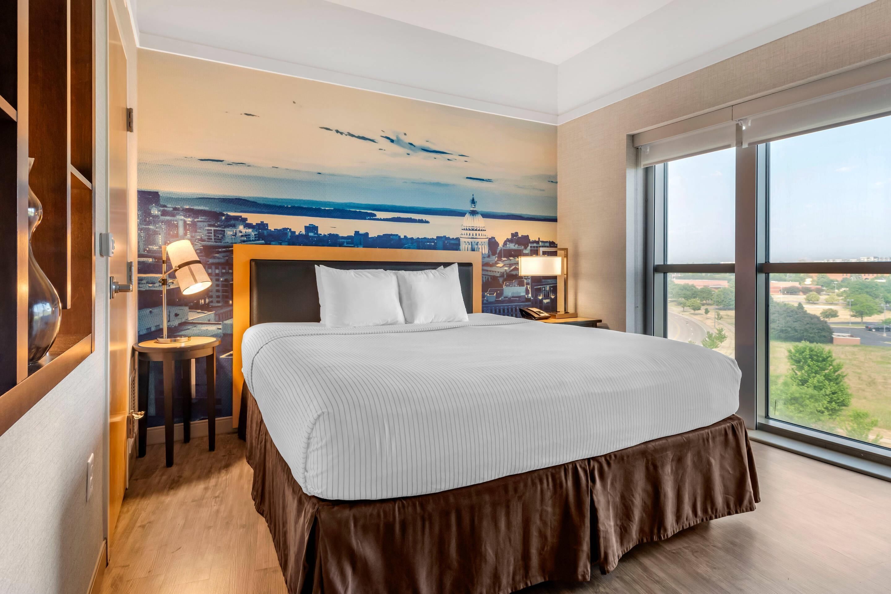 suite, non smoking (2 king beds with sofa bed) | premium bedding, pillow-top beds, in-room safe, desk