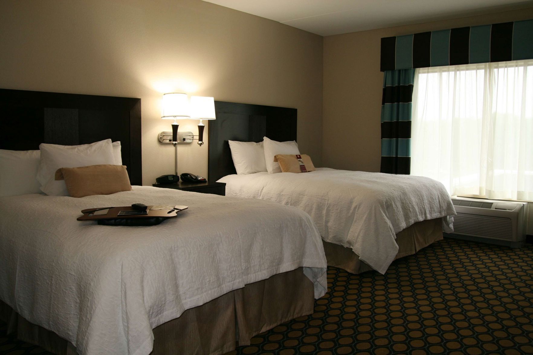 Hypo-allergenic bedding, down comforters, in-room safe, laptop workspace