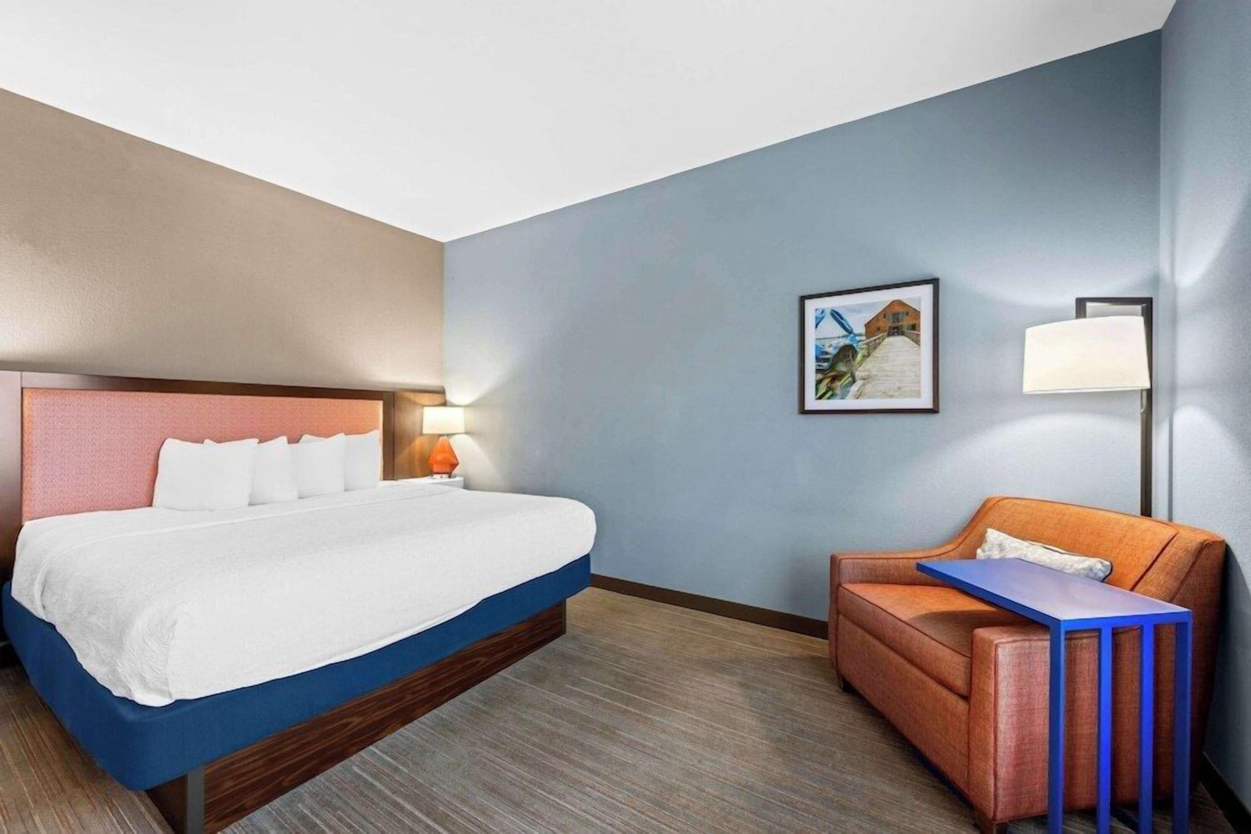 Premium bedding, down comforters, pillowtop beds, in-room safe
