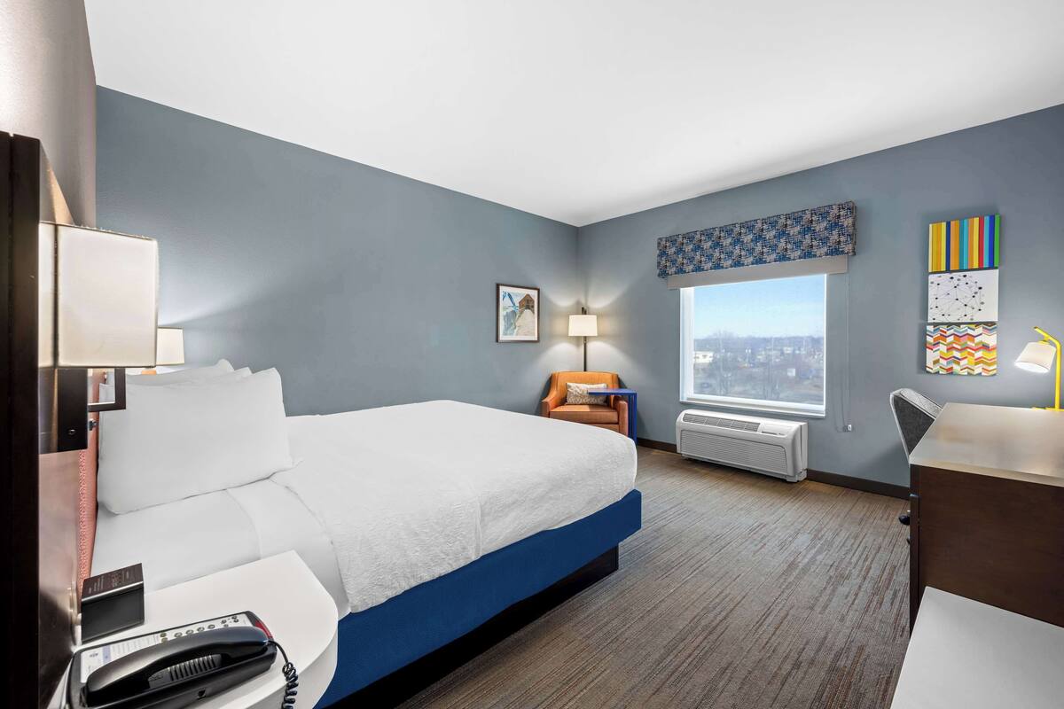 Room, 1 King Bed, Non Smoking | Premium bedding, down comforters, pillowtop beds, in-room safe