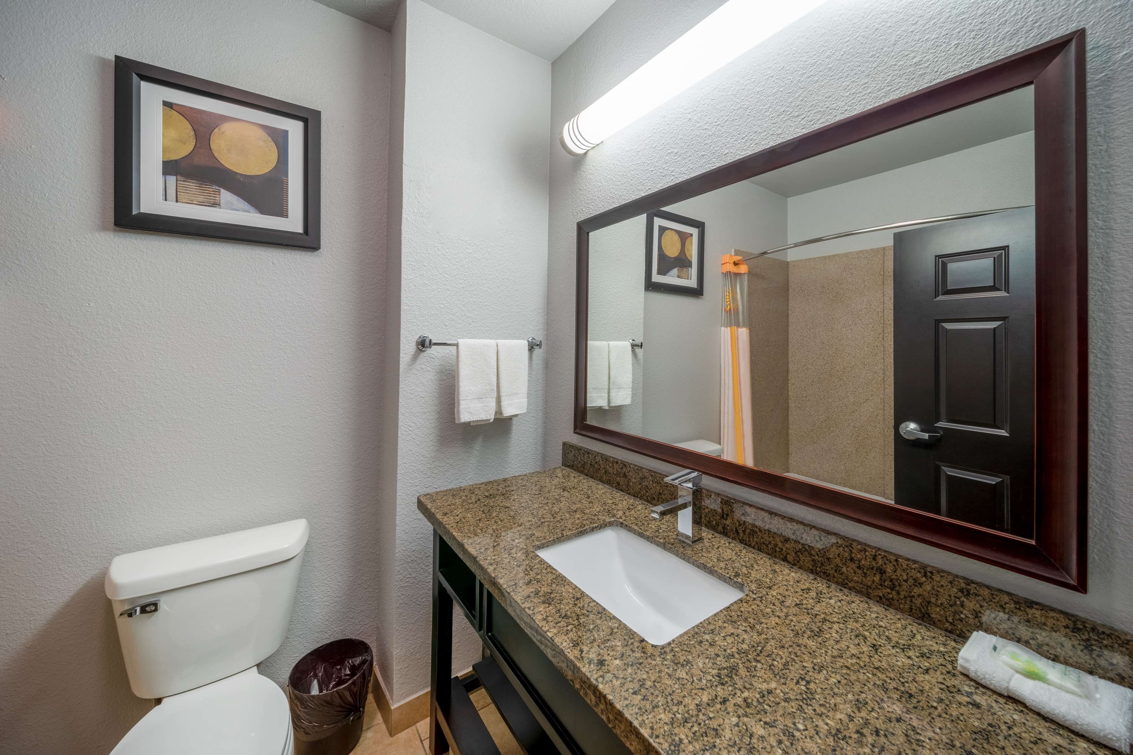 deluxe room, 1 king bed, non smoking | bathroom | combined shower/bathtub, free toiletries, hair dryer, towels