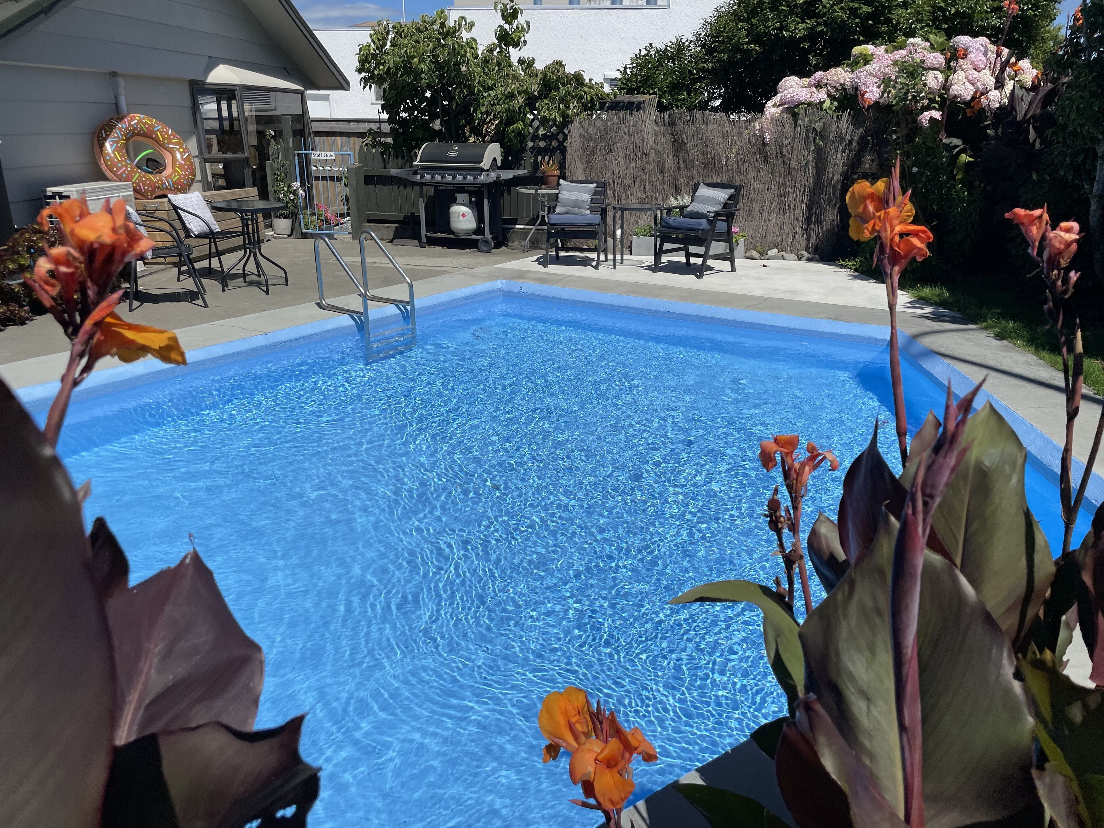 Seasonal outdoor pool