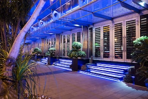 Front of property - evening/night