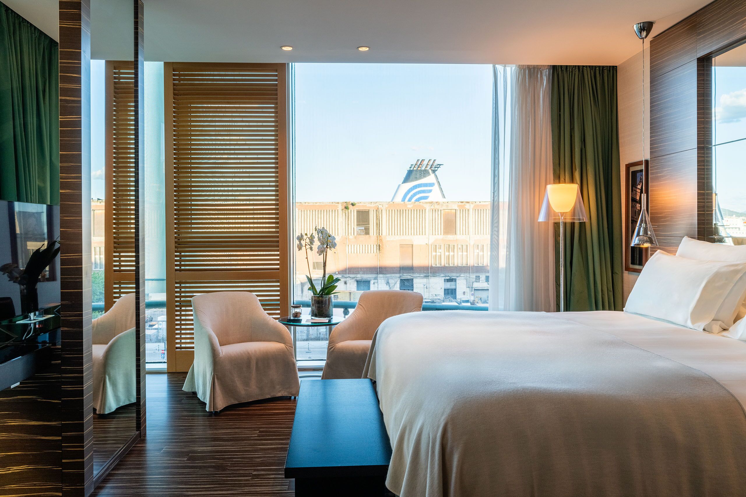 junior studio suite | 2 bedrooms, premium bedding, minibar, in-room safe