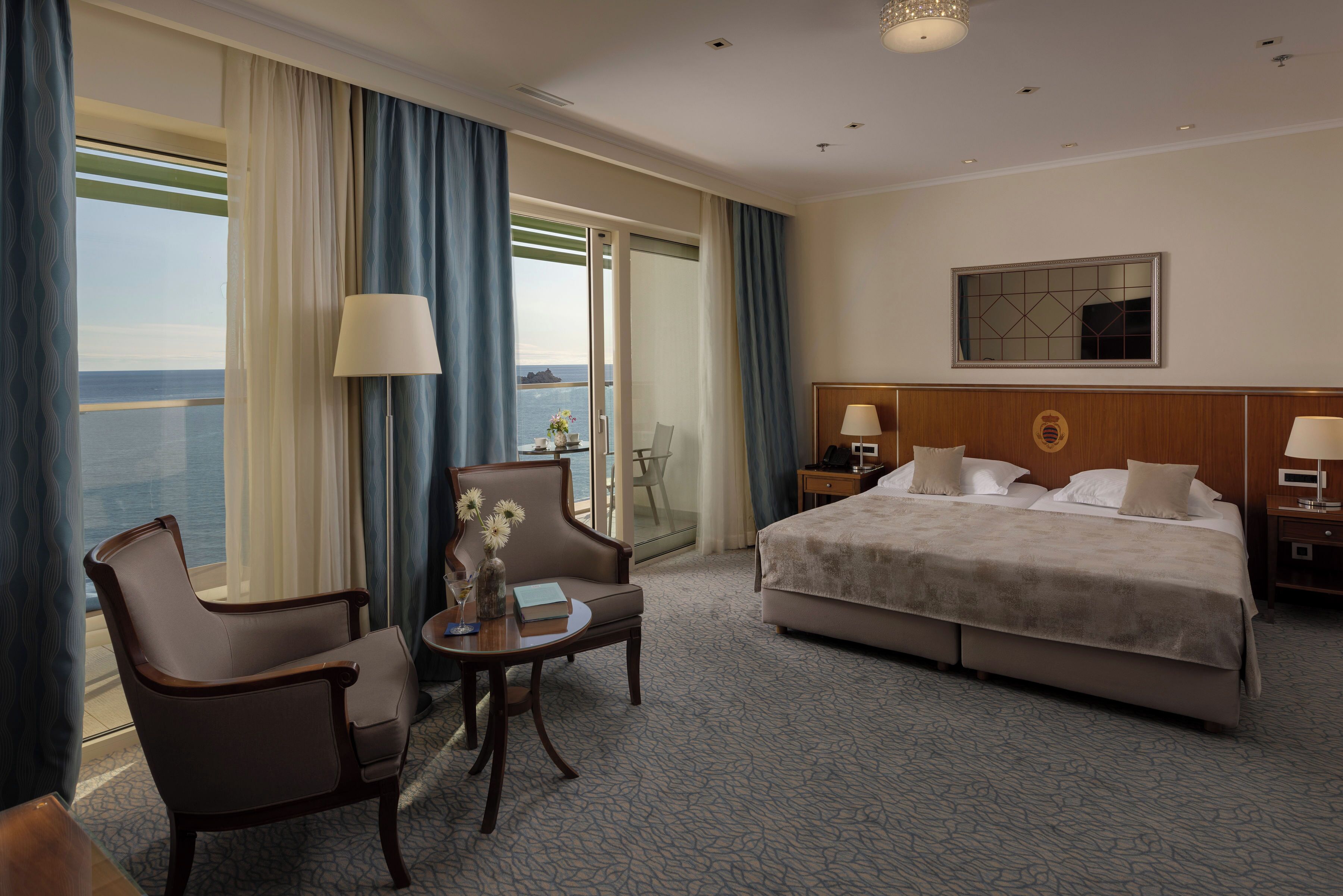 Classic Double or Twin Room, Balcony, Sea View | Hypo-allergenic bedding, minibar, in-room safe, desk