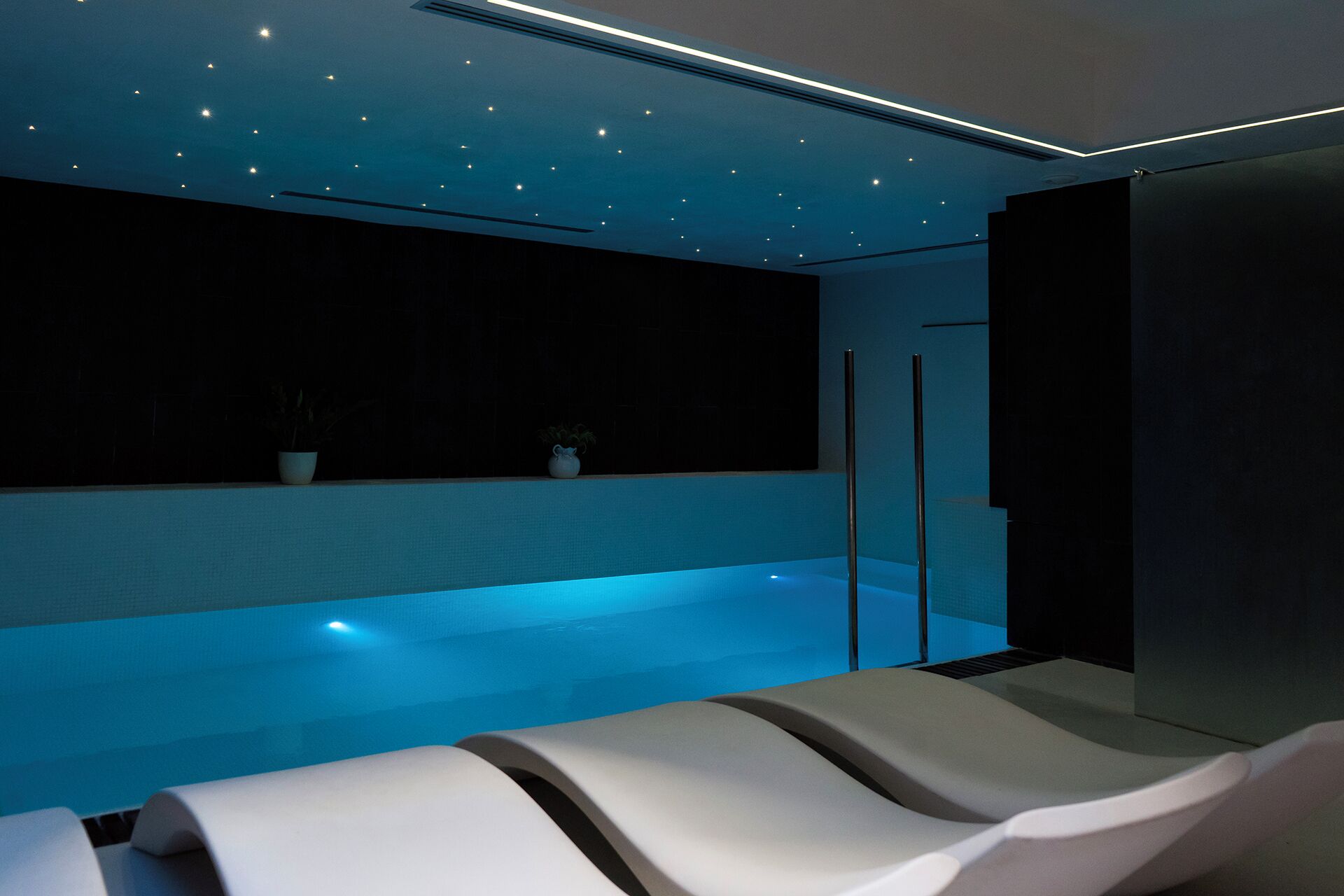 Salas de tratamiento para parejas y baño turco o hammam 