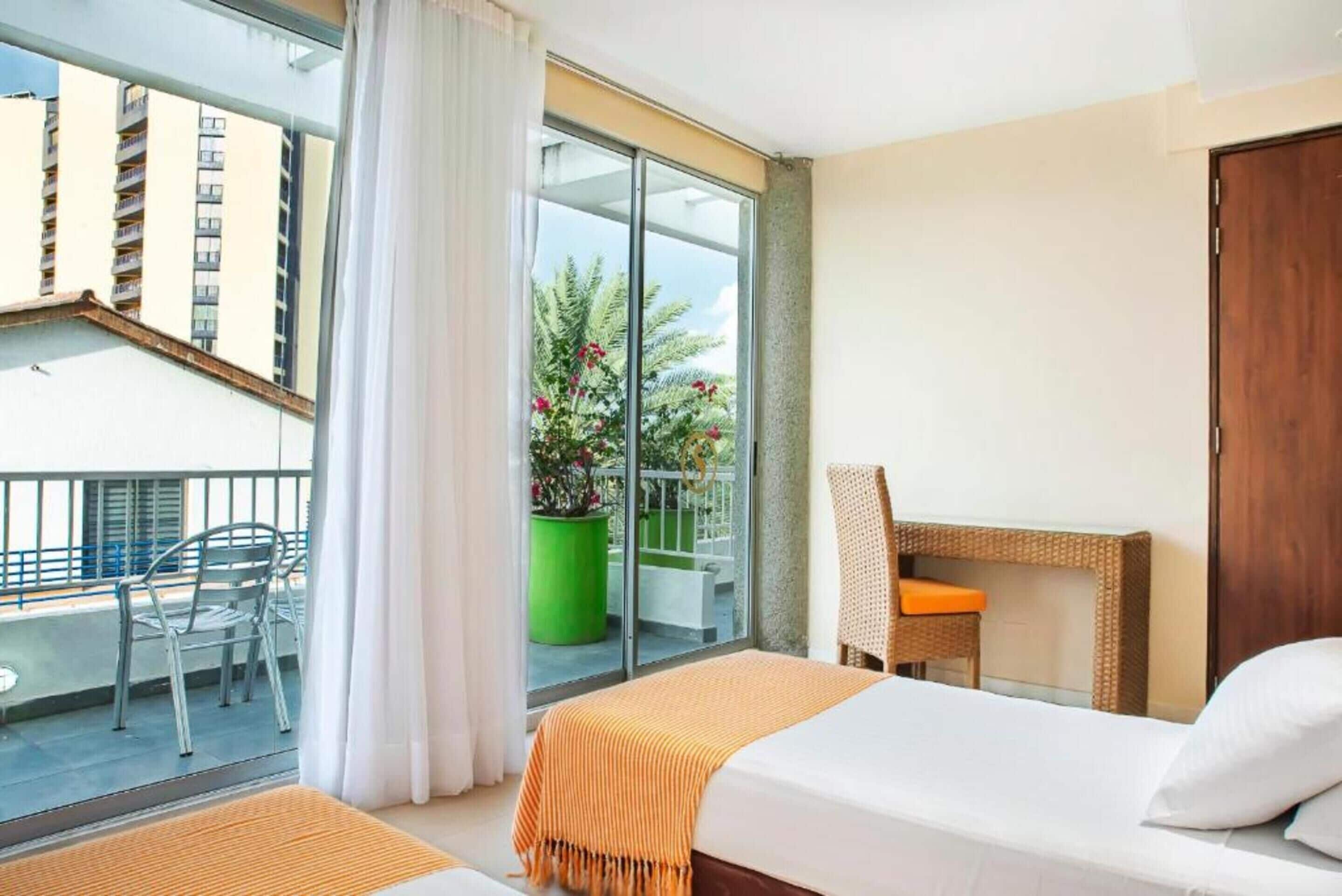 standard twin room with balcony | 1 bedroom, premium bedding, in-room safe, blackout curtains
