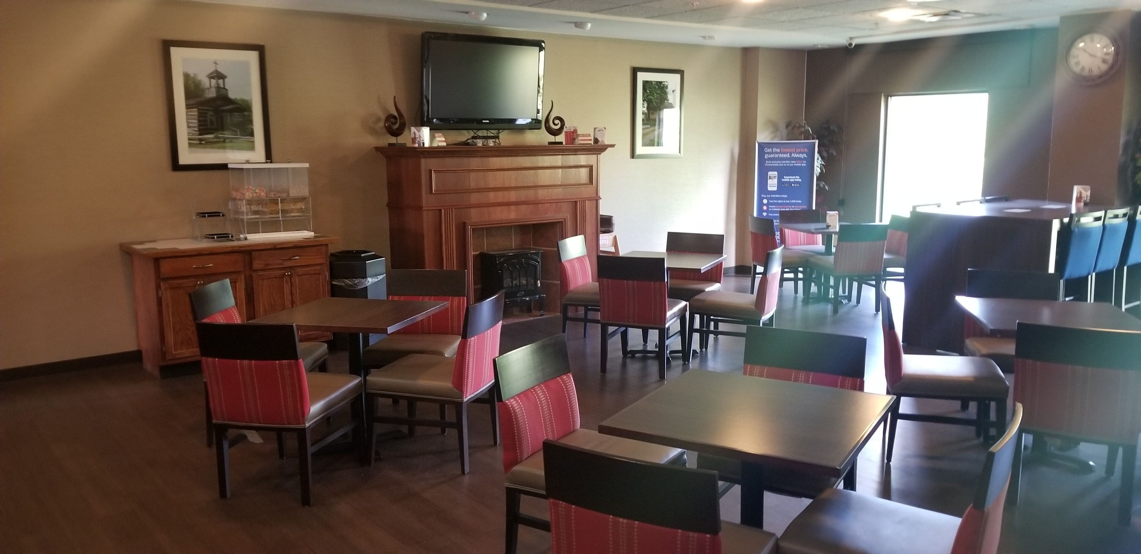 free buffet breakfast