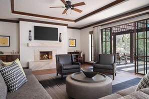 Suite, 1 Bedroom | Living room | 42-inch Smart TV with cable channels, TV, Netflix - The Ritz-Carlton, Dove Mountain (Marana)