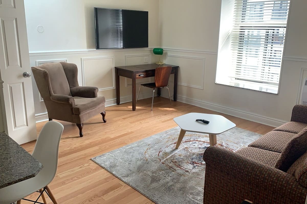 55-inch Smart TV with digital channels, TV, streaming services