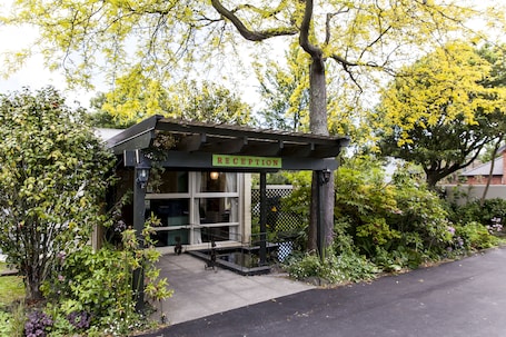 Mostrador para check-in y check-out