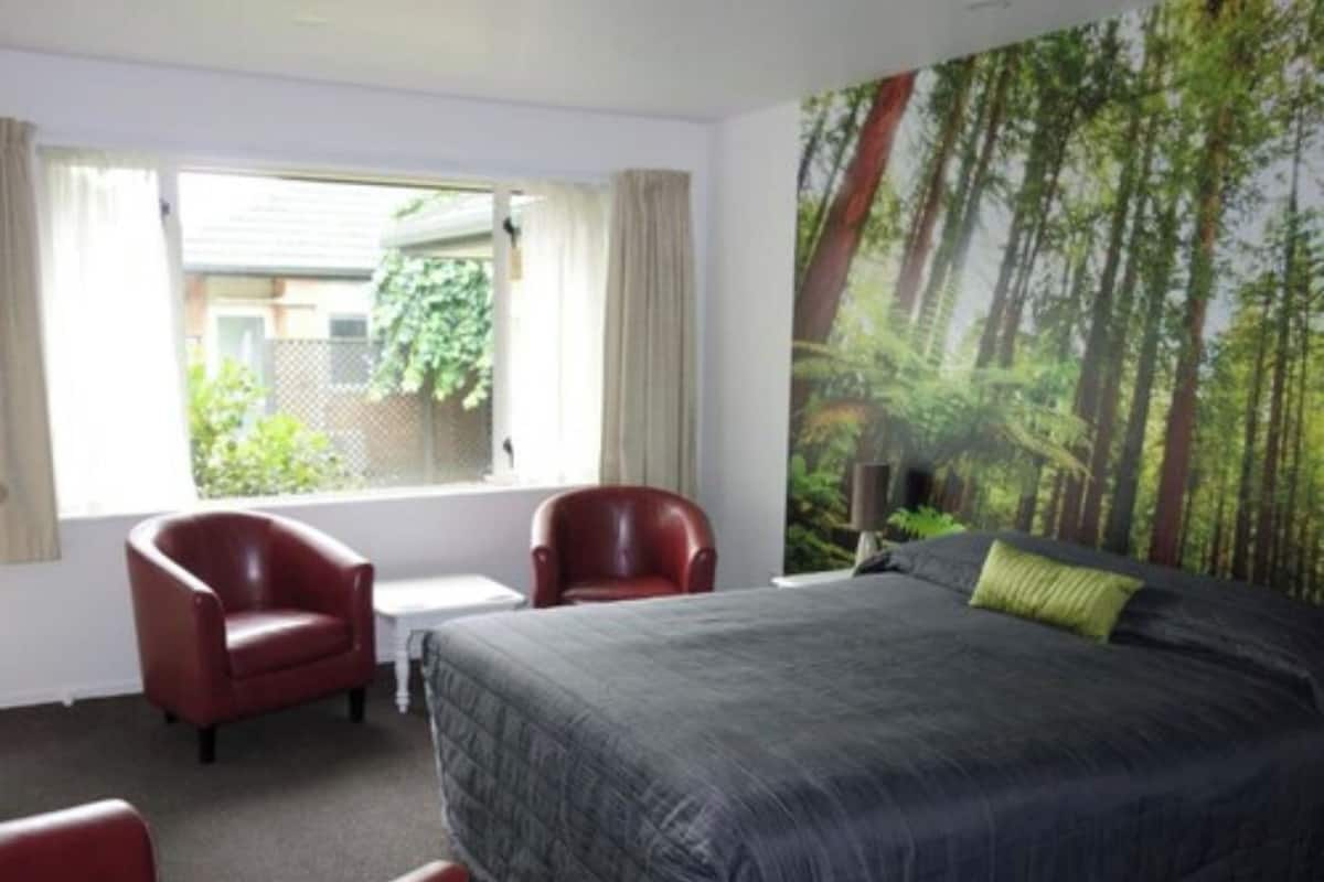 One Bedroom Queen Unit | Blackout curtains, iron/ironing board, cots/infant beds, free WiFi