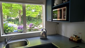 Suite familiar, 1 habitación (Unit) | Cocina privada | Microondas, placa de cocina, hervidor eléctrico y tostadora